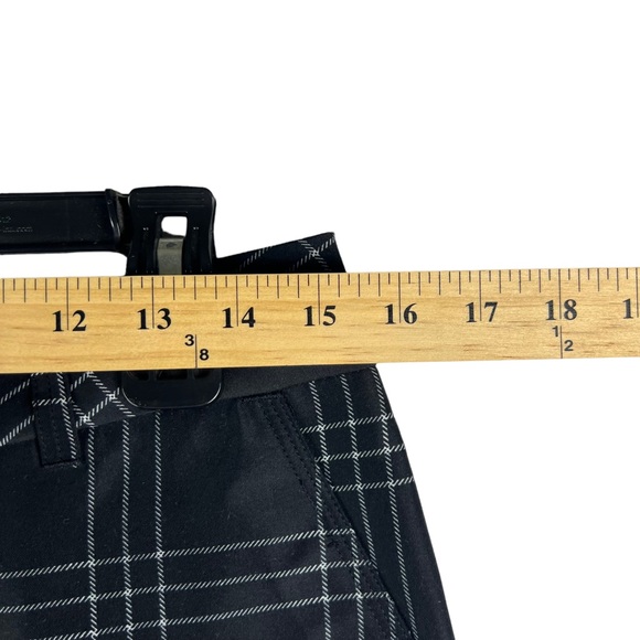 Immersion Research Bermuda Shorts Womens Size 6 Plaid Black White - Picture 4 of 7